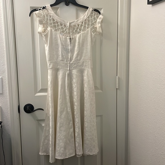 Tatyana White Iridescent Dot Alika Swing Dress - Picture 4 of 9